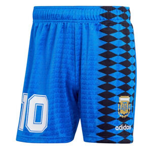 Adidas Argentina 1994 Maradona Retro World Cup Away Shorts Men’s 2XL Blue New